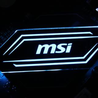 MSI blue wallpaper