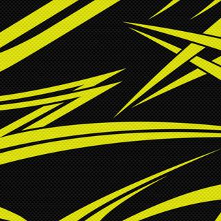 Black white and yellow wallpaper