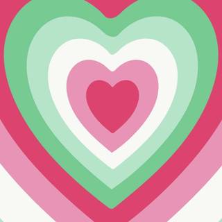 Green and pink Y2k wallpaper