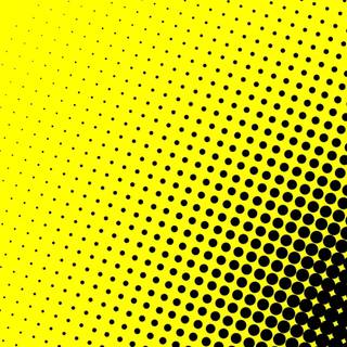 Black white and yellow wallpaper
