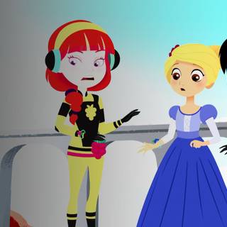 Berry Bees wallpaper