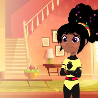 Berry Bees wallpaper