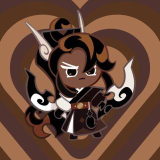 Caramel Arrow Cookie wallpaper