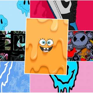 Cool drippy wallpaper