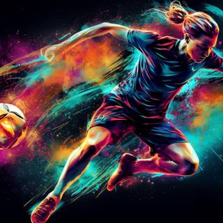 Retro soccer wallpaper