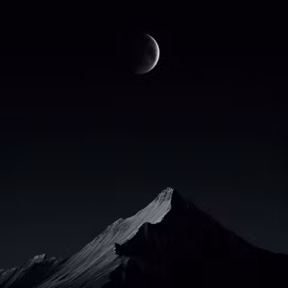 Black mountain iPhone wallpaper