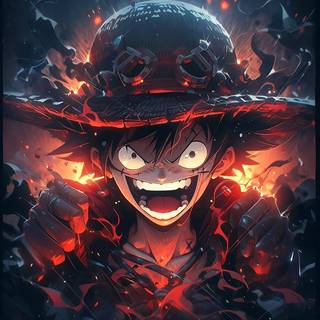 Evil Luffy wallpaper