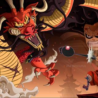 Evil Luffy wallpaper