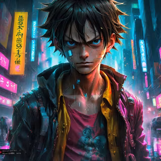 Evil Luffy wallpaper