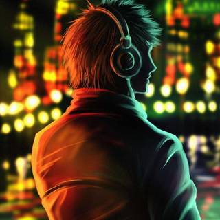 Music alone wallpaper