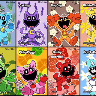 Smiling Critters CatNap wallpaper