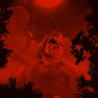 Red Hanuman wallpaper