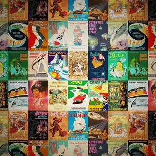 Old movie posters wallpaper