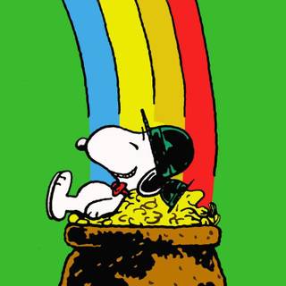 St Patricks Day dog wallpaper