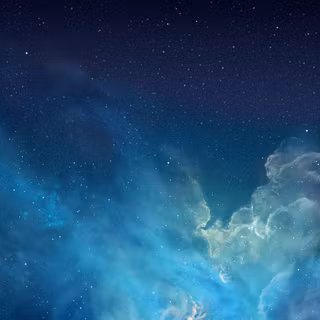 iOS blue wallpaper