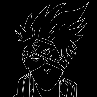 Kakashi Hatake draw wallpaper