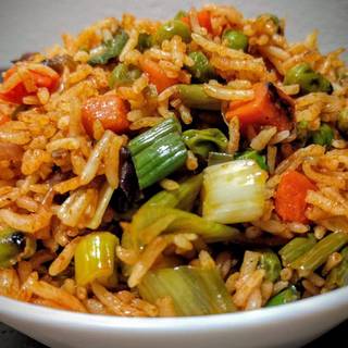 Veg fried rice wallpaper