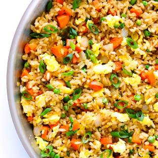 Veg fried rice wallpaper