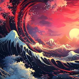 Stochastic wallpaper