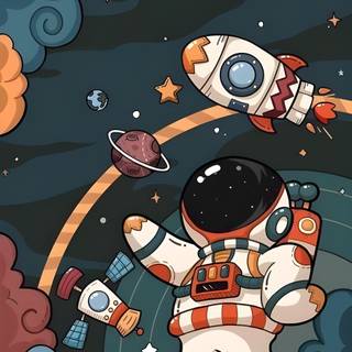 Stochastic wallpaper