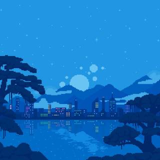 8-bit aesthetic wallpaper