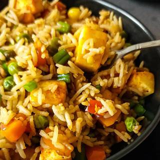 Veg fried rice wallpaper