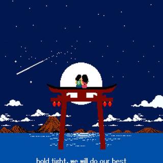 8-bit aesthetic wallpaper