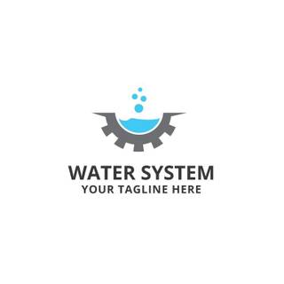 Water logo wallpaper
