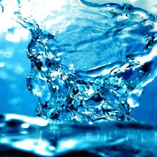 Water logo wallpaper