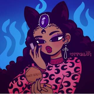 PFP black girl wallpaper