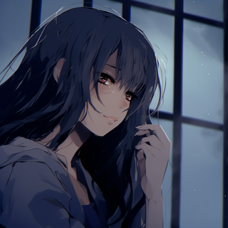 Girl sad anime wallpaper