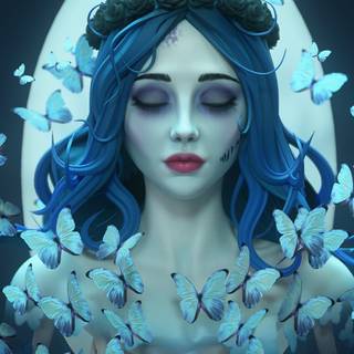 Corpse Bride phone wallpaper