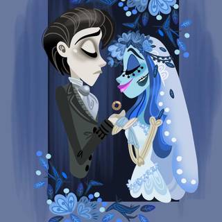 Corpse Bride phone wallpaper