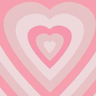 Pink hearts aesthetic wallpaper