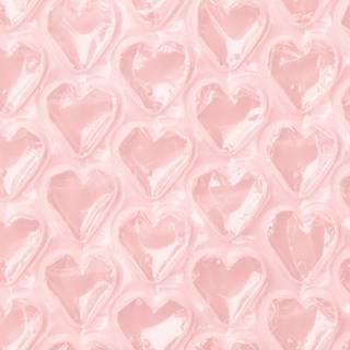 Pink hearts aesthetic wallpaper