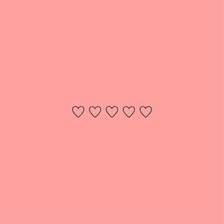Pink hearts aesthetic wallpaper