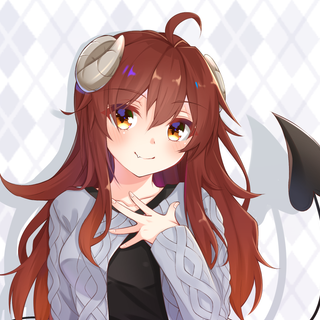 Cute devil girl aesthetic wallpaper