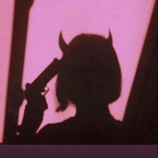 Cute devil girl aesthetic wallpaper