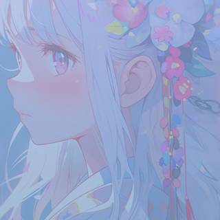 Cute devil girl aesthetic wallpaper