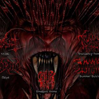 Aesthetic deathcore PC wallpaper