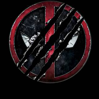 Deadpool 3 minimalist logo wallpaper