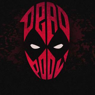 Deadpool 3 minimalist logo wallpaper