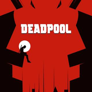 Deadpool 3 minimalist logo wallpaper