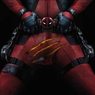 Deadpool 3 minimalist logo wallpaper