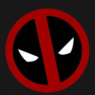 Deadpool 3 minimalist logo wallpaper