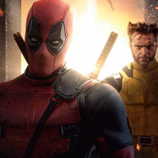 Deadpool 3 minimalist logo wallpaper