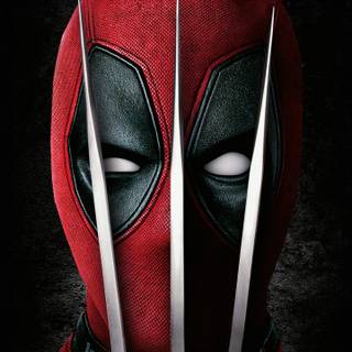 Deadpool 3 minimalist logo wallpaper