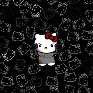 Sanrio black wallpaper
