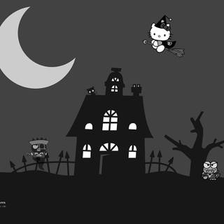 Sanrio black wallpaper