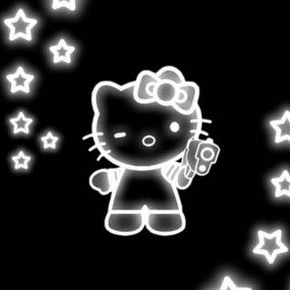 Sanrio black wallpaper